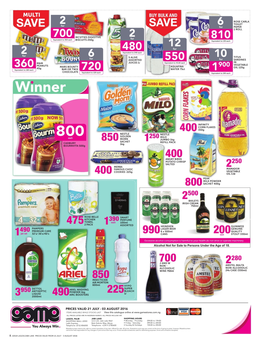 Game Nigeria | Leaflet Pages: Lagos